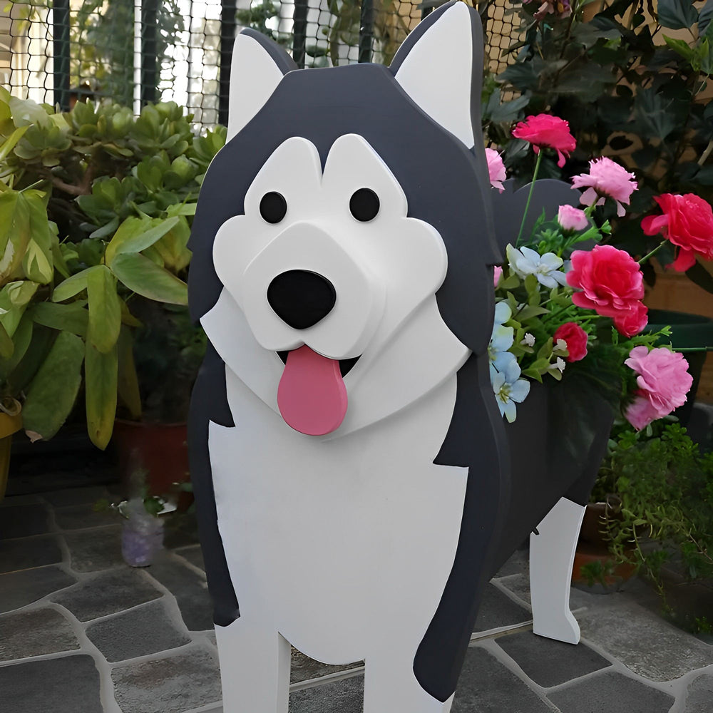 Alaska Malamute Planter