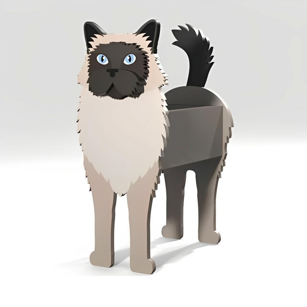 Birman Cat Planter