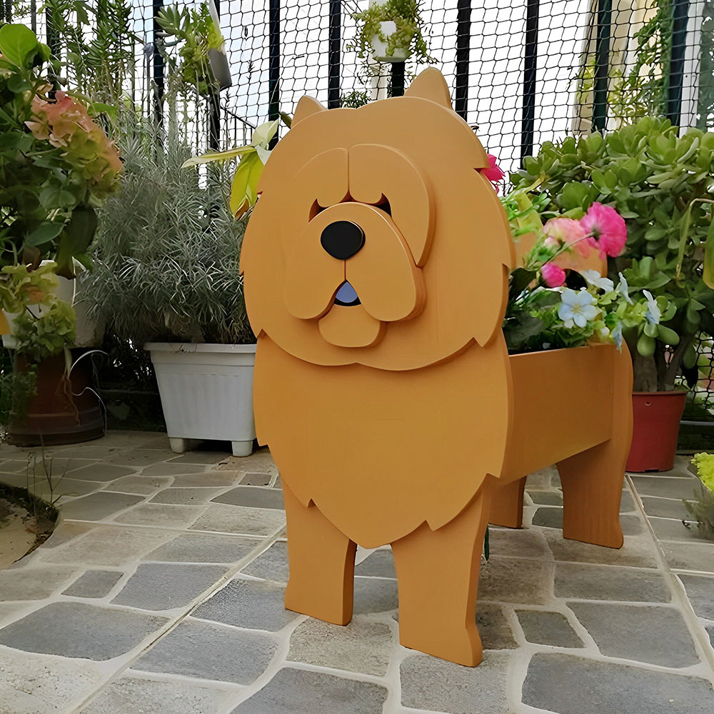 Chow Chow Planter