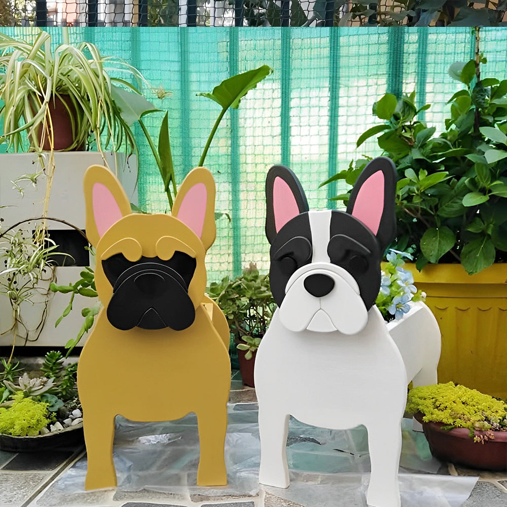 French Bulldog Planter