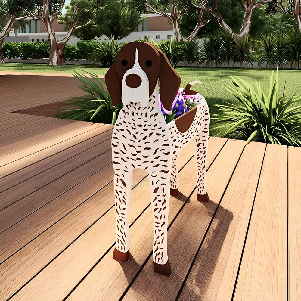 German Shorthaired Pointer Planter