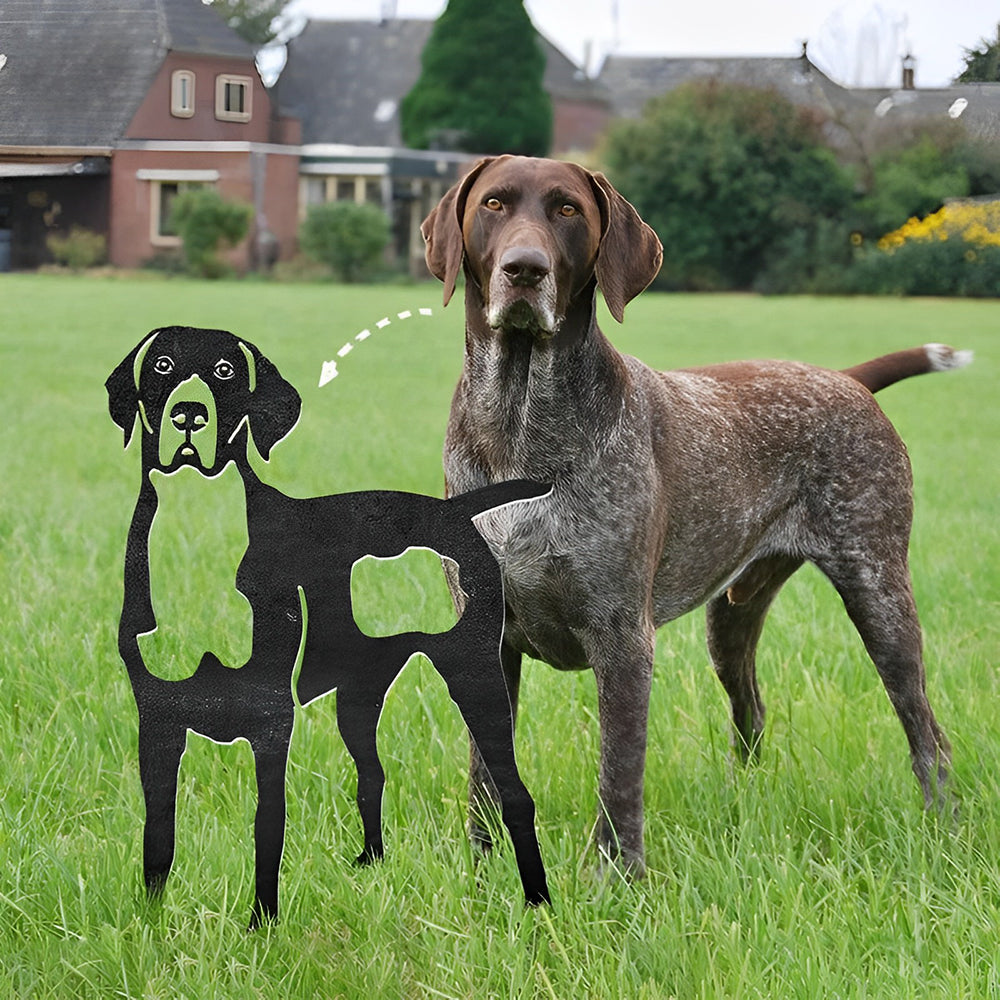 German Shorthaired Pointer Metal Silhouette