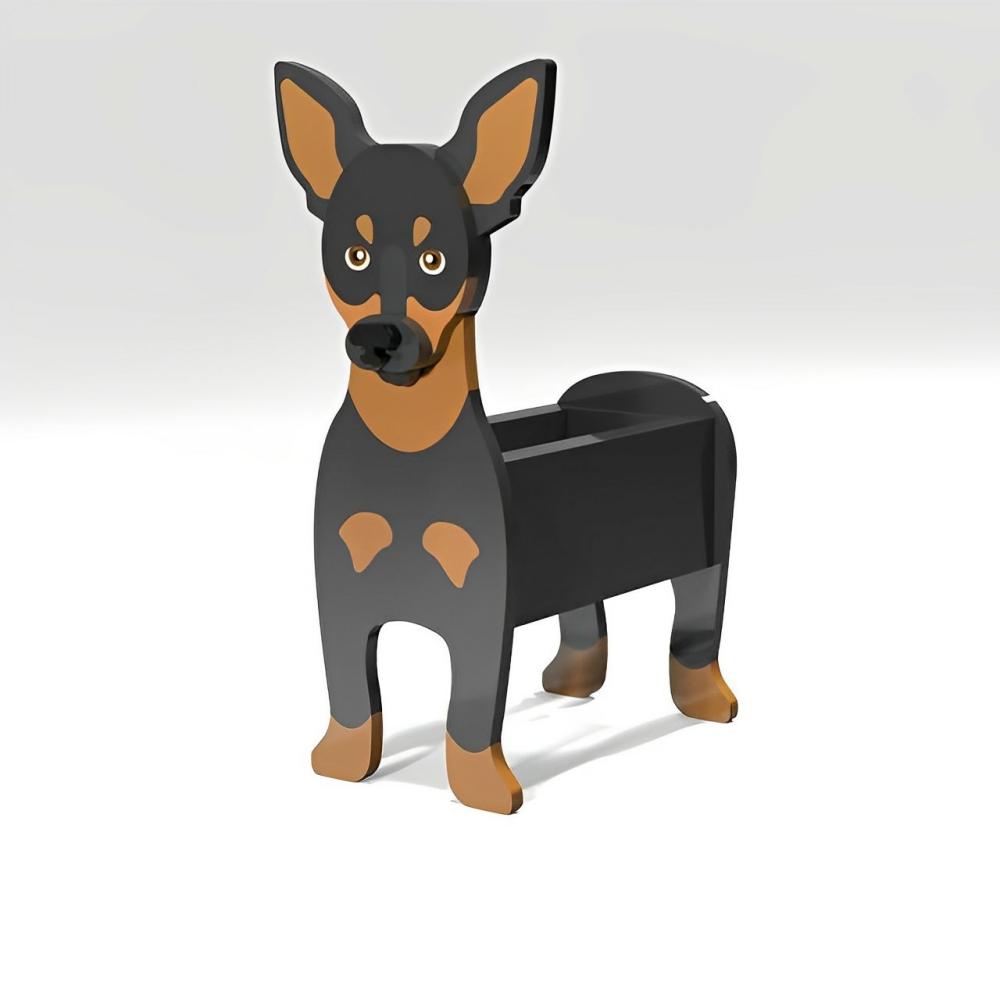 Mini Dobermann Planter