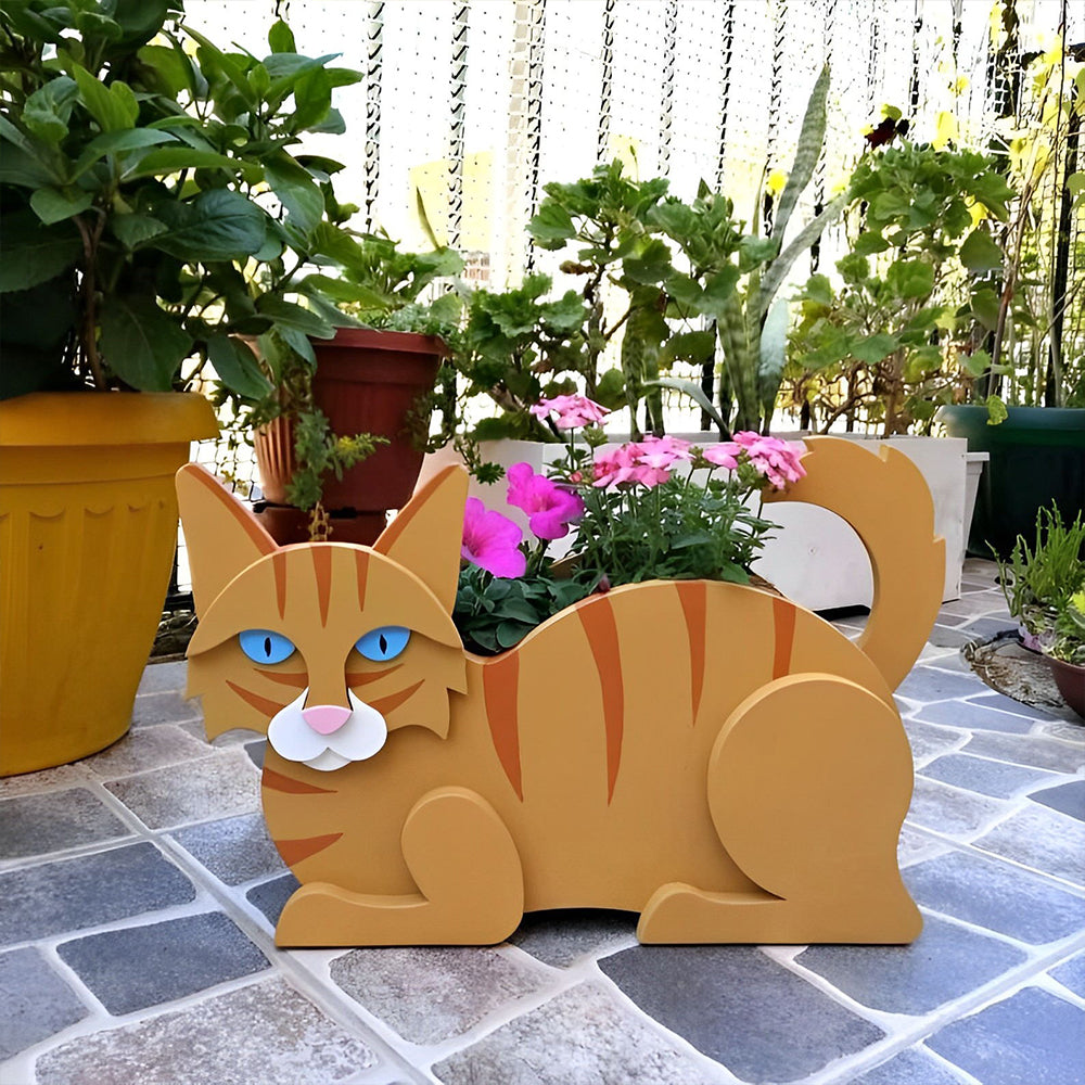 Orange Cat Planter