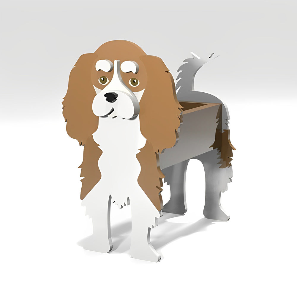 Cavalier Roi Charles Spaniel Planter