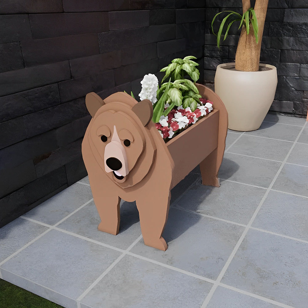 Brown Bear Planter