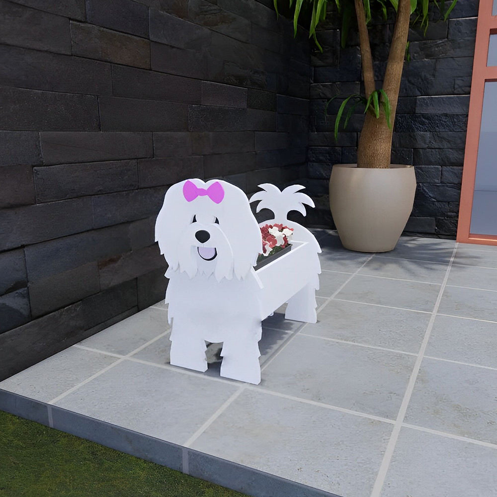 Cotton Veil Dog Planter