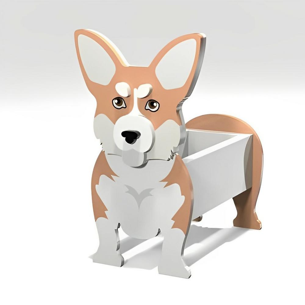 Welsh Corgi Planter