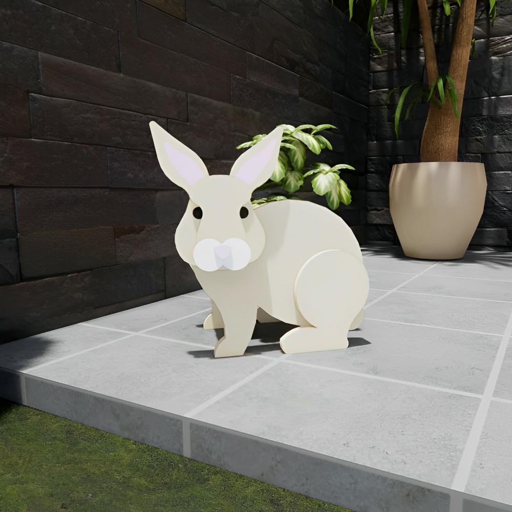 Yellow Rabbit Planter